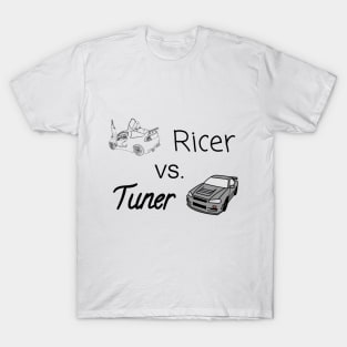 Ricer Vs. Tuner T-Shirt